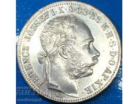 1 Forint 1883 Hungary silver - quite a rare coin