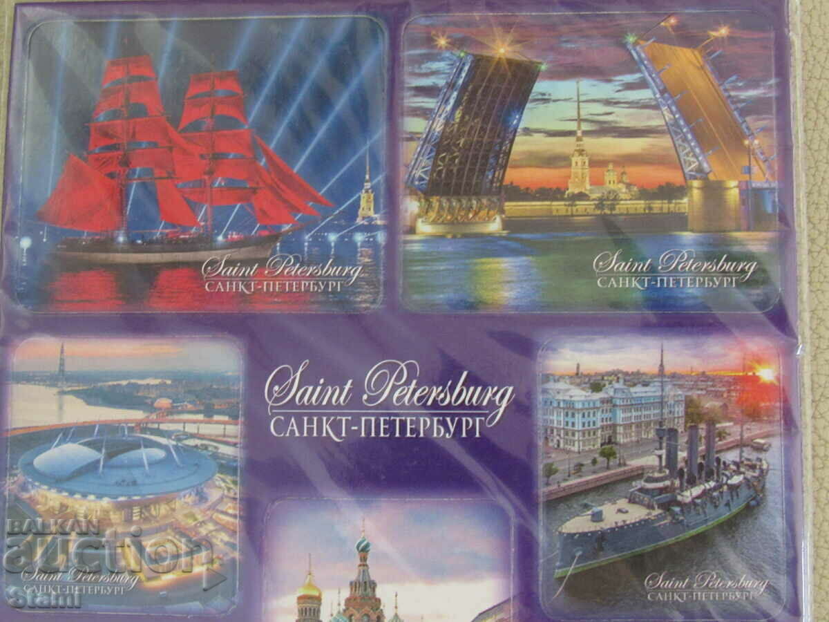 Set of magnets from St. Petersburg, Russia-series-5 - 7