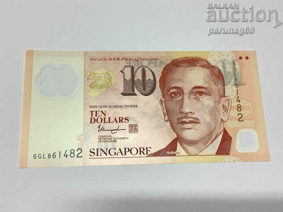 Singapore $10 2004 UNC