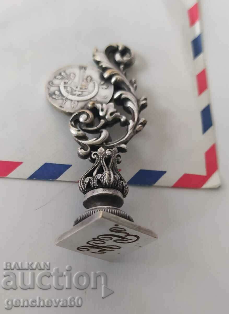 UNIQUE Antique Silver Plated Wax Stamp/Initials with price 120.00 BGN | € 61.36 UNIQUE Antique Silver Plated Wax Stamp/Initials with price 120.00 BGN | € 61.36