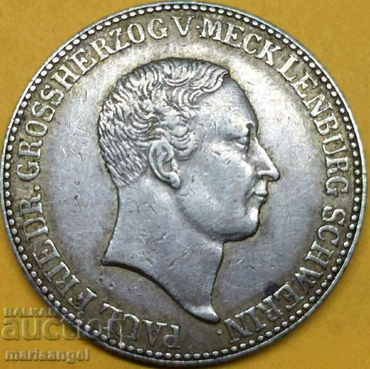 2/3 Thaler 1839 Mecklenburg Paul Friedrich 291.000 buc RARE!!!