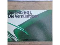 AUDI 60 / 60L advertising old color brochure