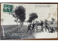 French postcard "Smugglers"