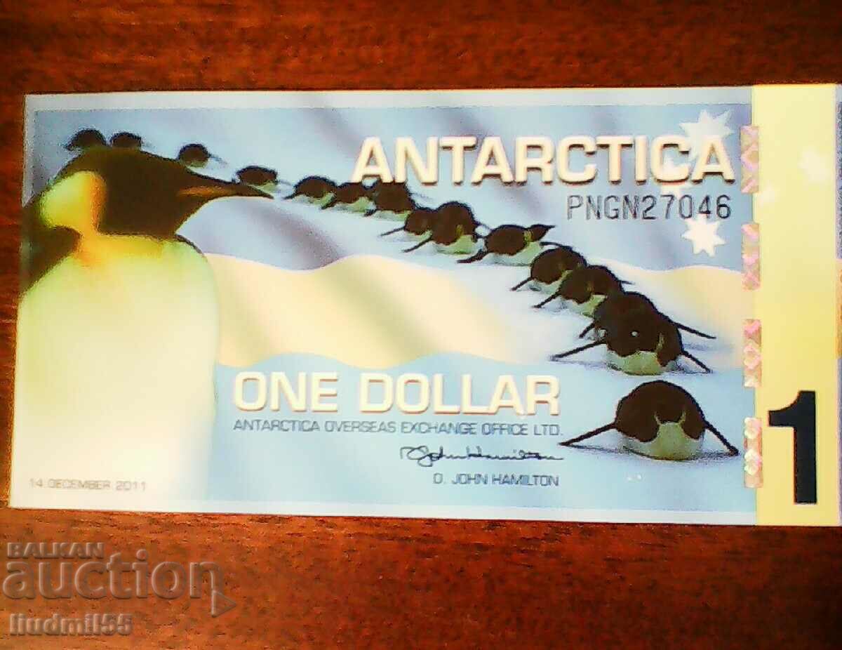 Antarctica 1 dollar 2011