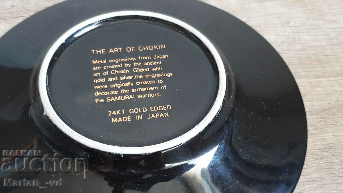 Chokin plate art with 24K gold edging - 7 Chokin plate art with 24K gold edging - 7