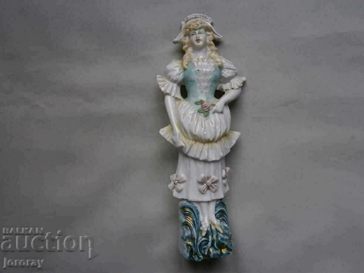 Porcelain biscuit figure 22cm