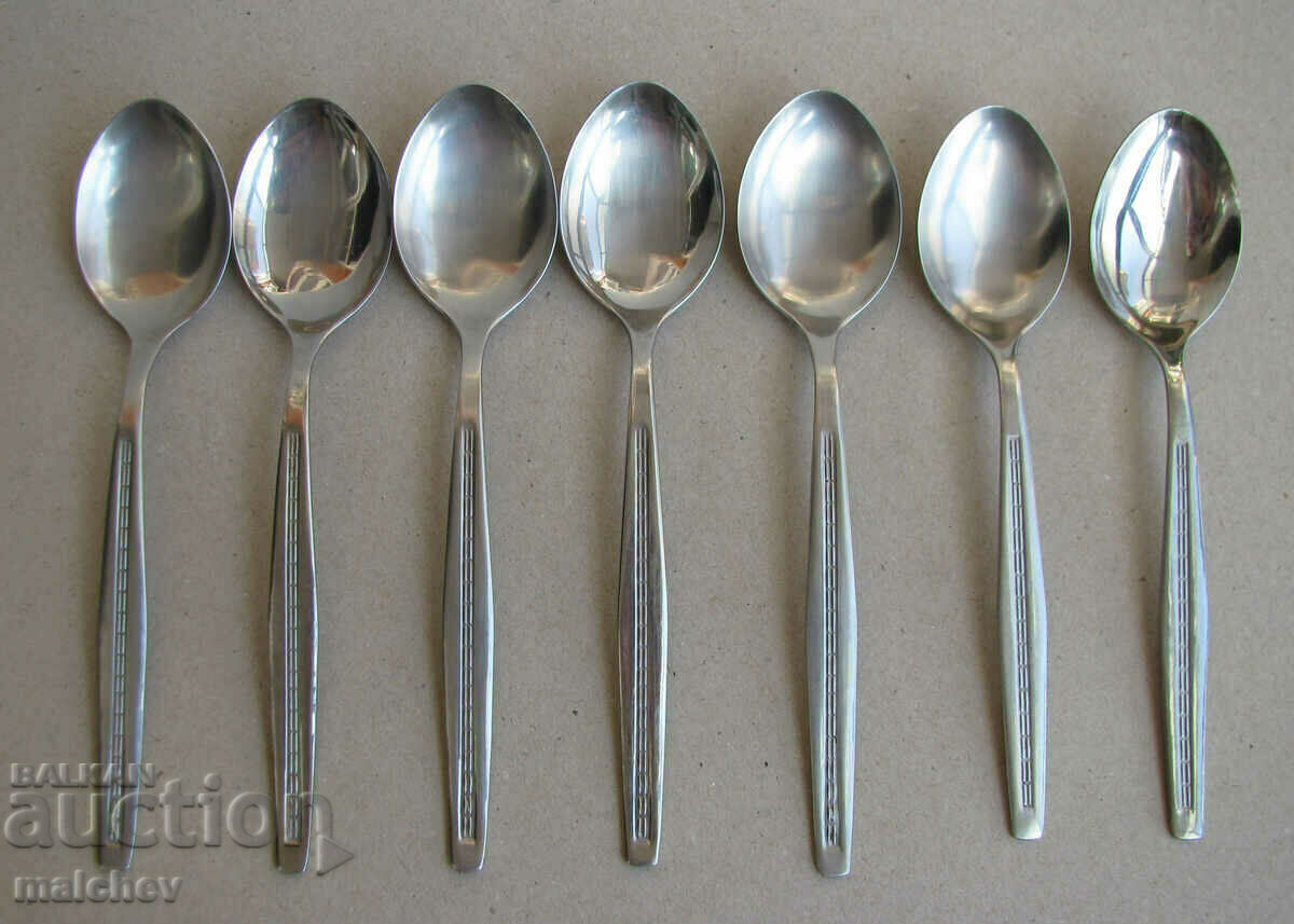 Old tablespoons Terna stainless steel 7 pcs. (5+2)