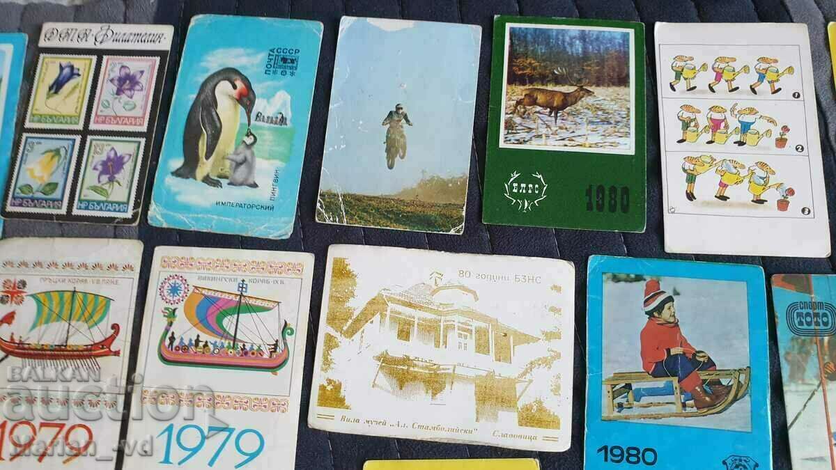 Delivery of Social calendars 1975-1979-1982 - 90 pieces Delivery of Social calendars 1975-1979-1982 - 90 pieces