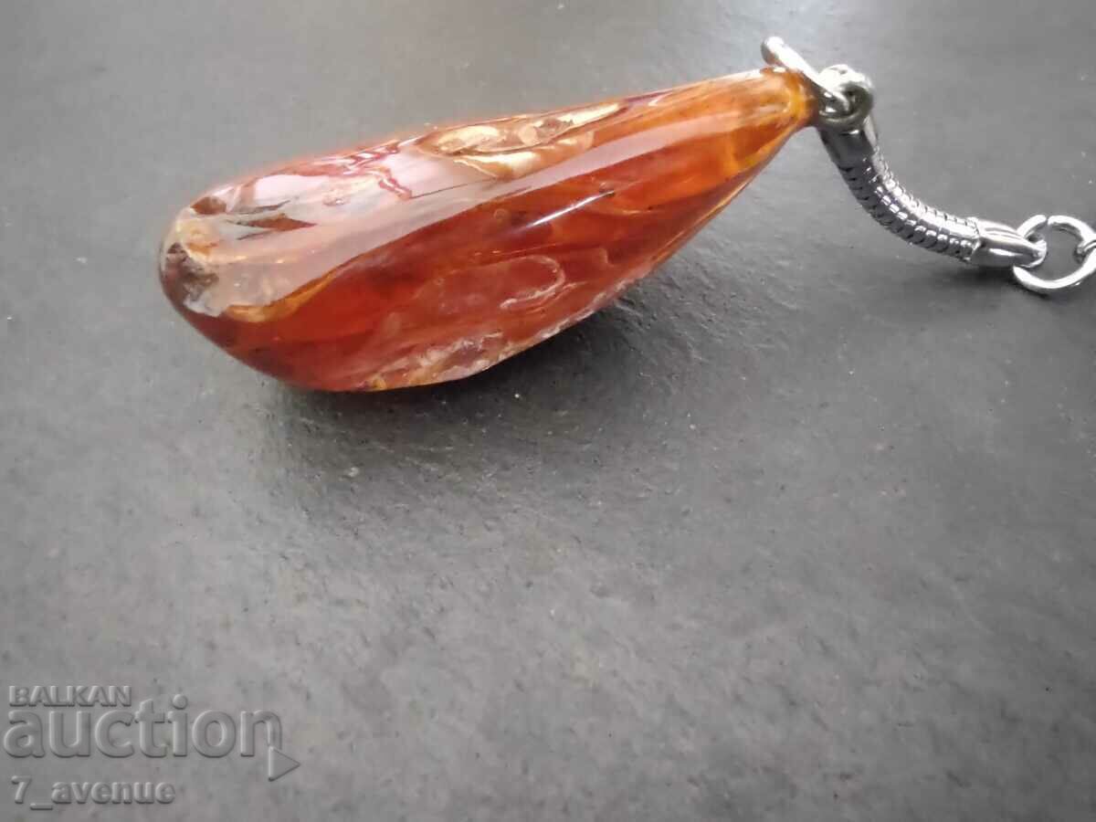 Auction Keyring natural amber, large 14.08..24 Auction Keyring natural amber, large 14.08..24