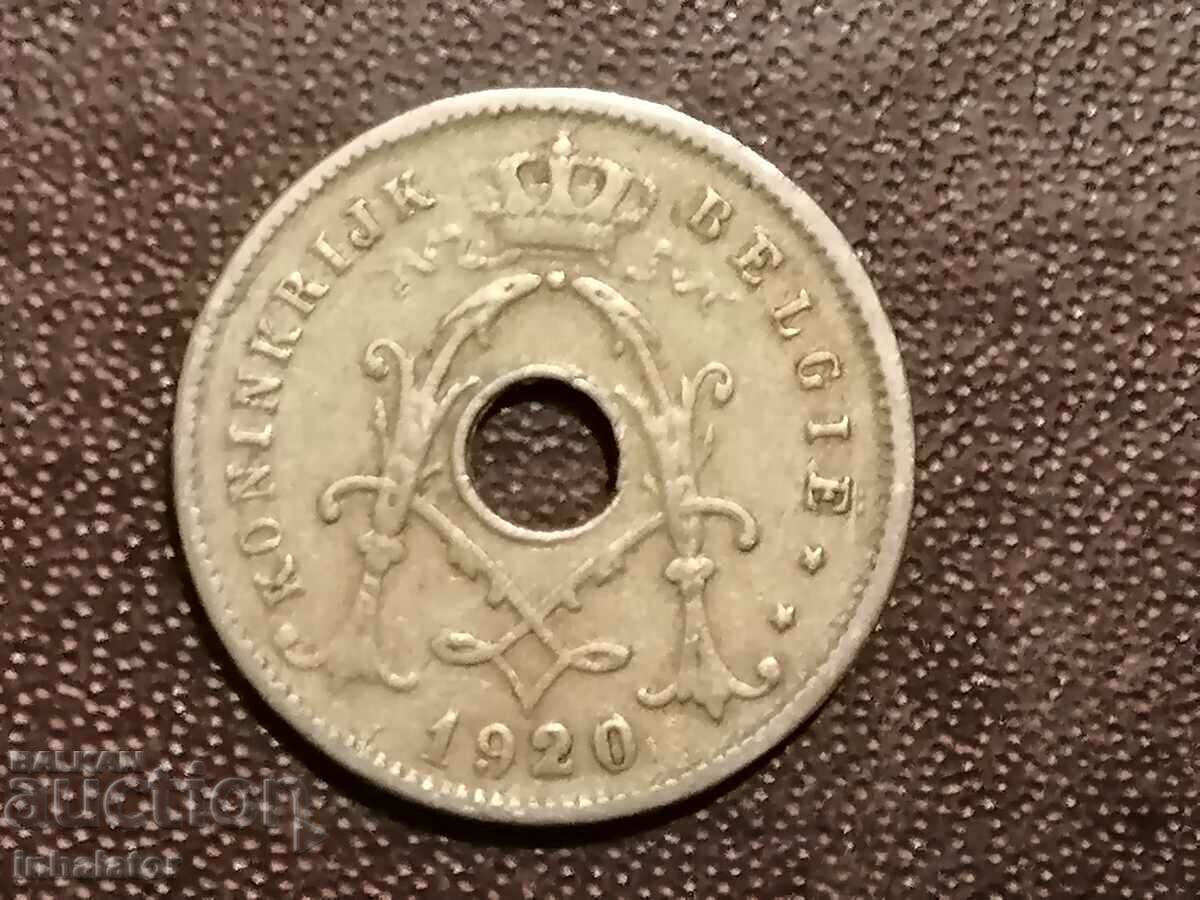 1920 5 centimes Belgium inscription in Dutch