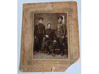 TESAK SOLDIERS MILITARY PHOTO CARDBOARD KINGDOM OF BULGARIA