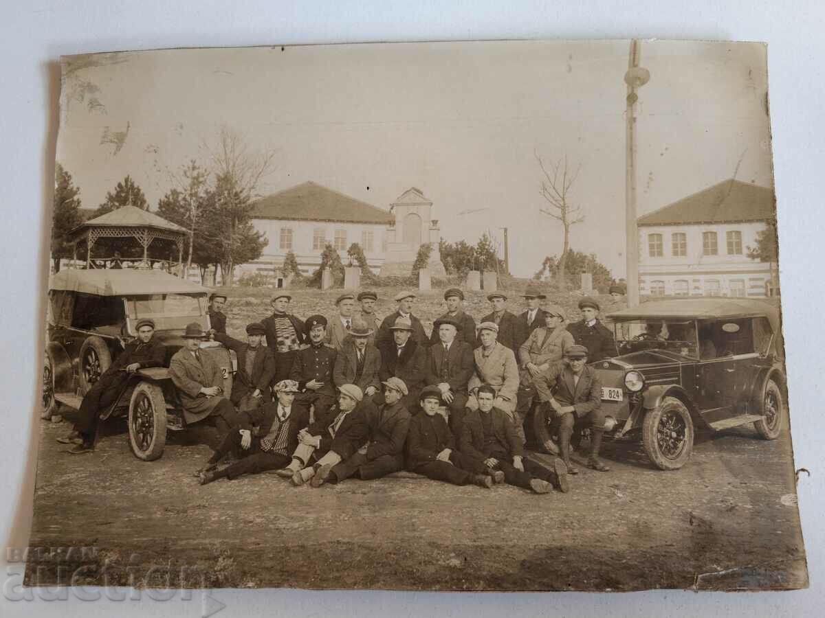 RETRO AUTOMOBILE CAR PHOTO CARDBOARD KINGDOM OF BULGARIA