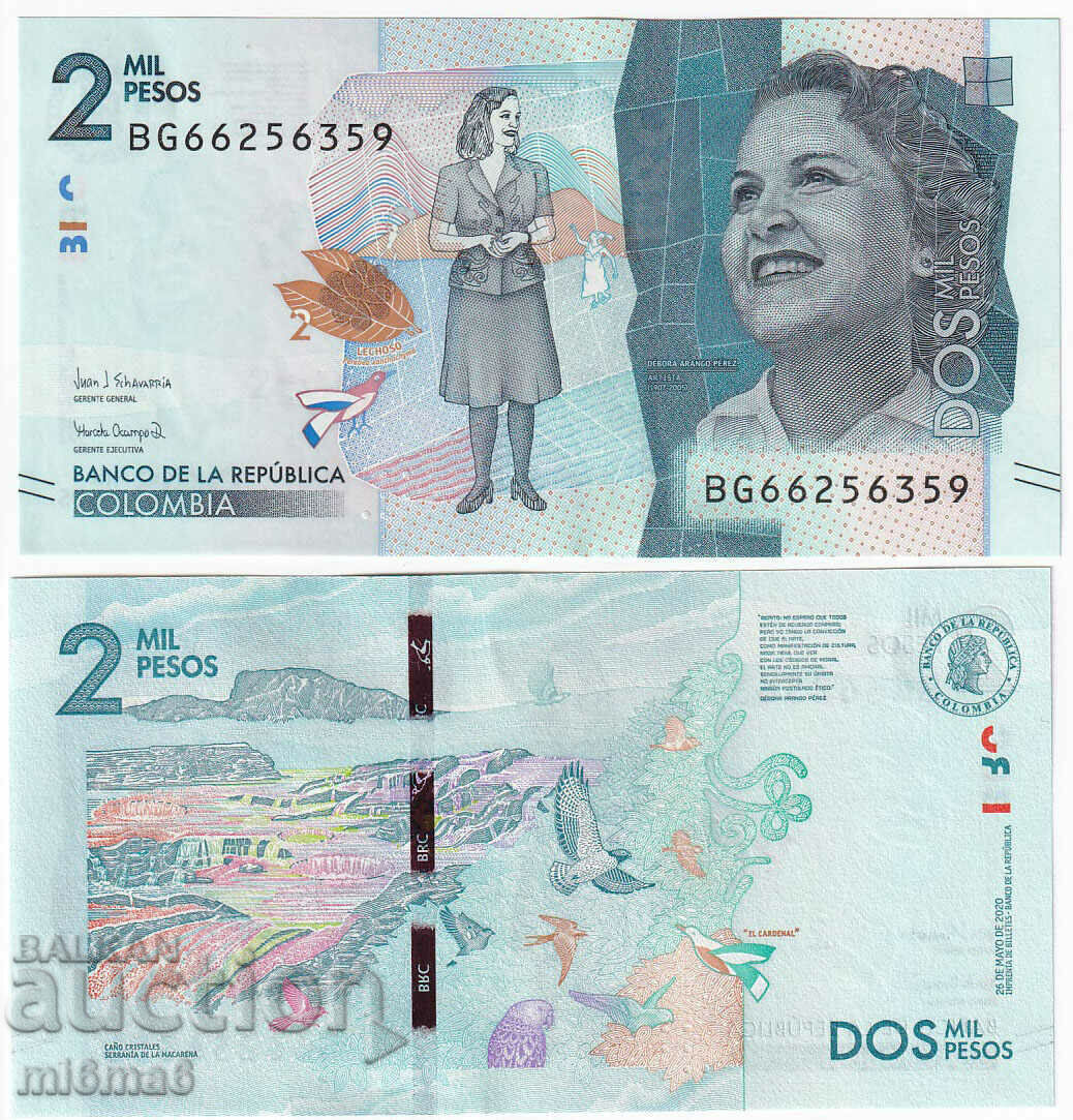 MI6MA6 - Colombia 2000 pesos