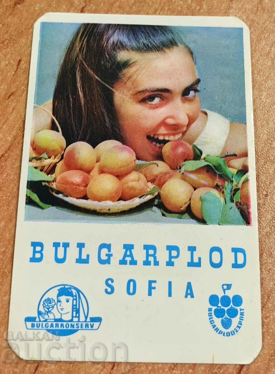 1967 BULGARPLOD CALENDAR SOCIAL PERFECT