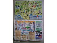 Tokyo city and subway map