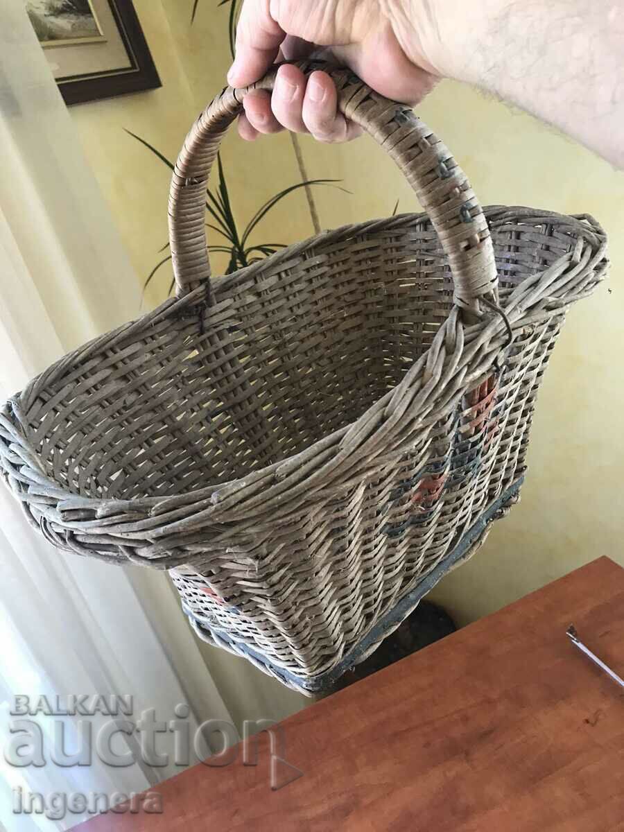 BASKET WICKED BASKET ANTIQUE - 7 BASKET WICKED BASKET ANTIQUE - 7