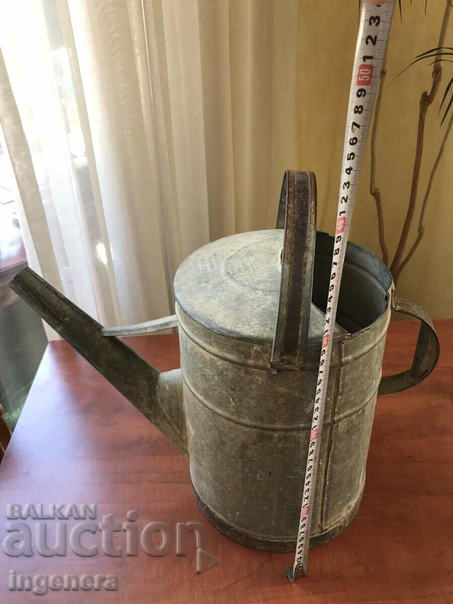 Delivery of GALVANIZED METAL FOUNTAIN ANTIQUE FOR INTERIOR