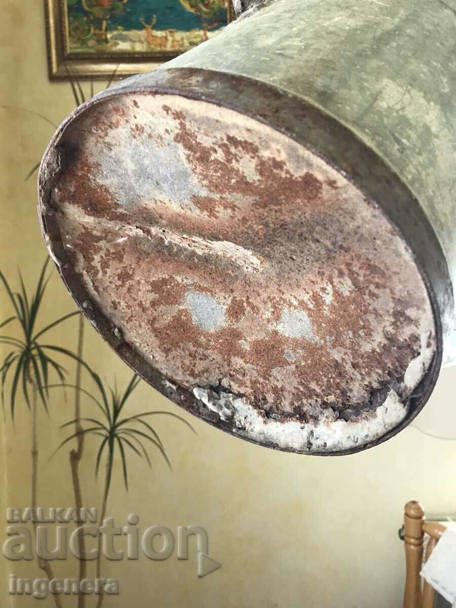 GALVANIZED METAL FOUNTAIN ANTIQUE FOR INTERIOR - 6