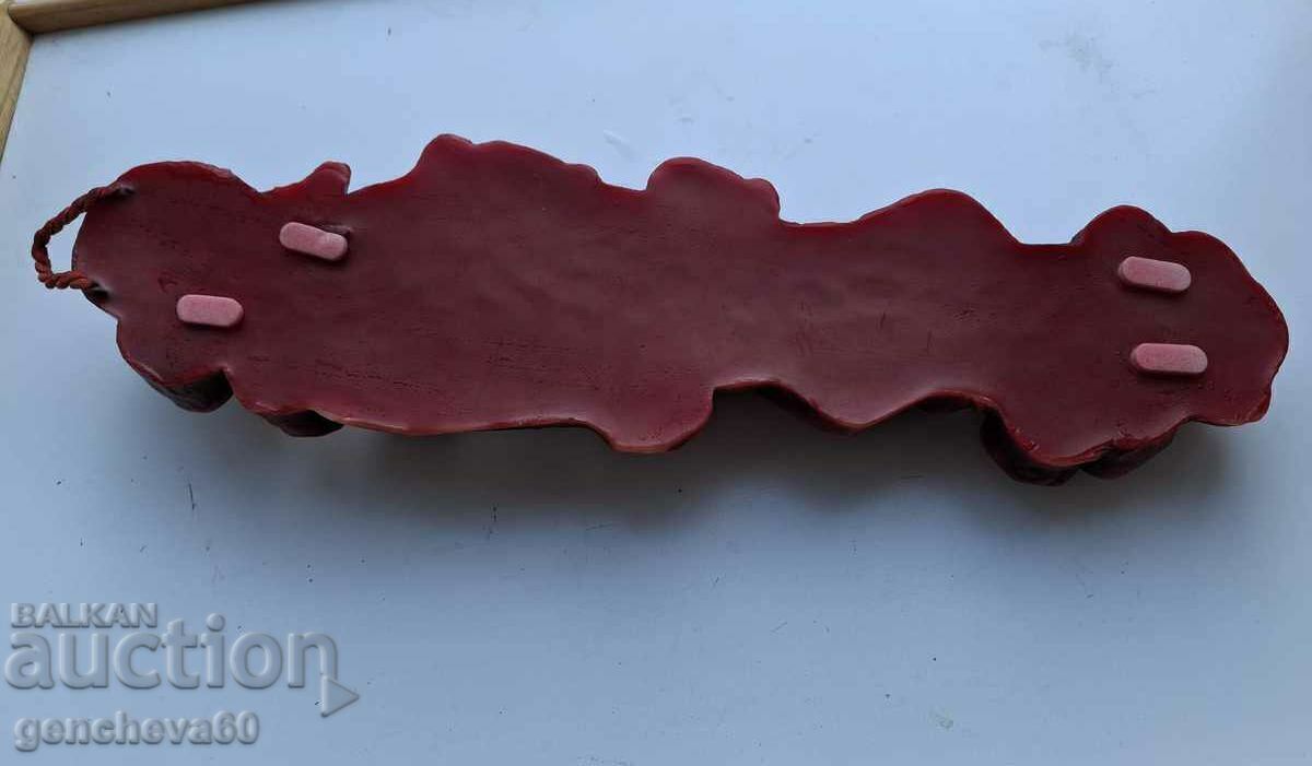 Delivery of Madonna and Child wax icon/wall decoration Delivery of Madonna and Child wax icon/wall decoration