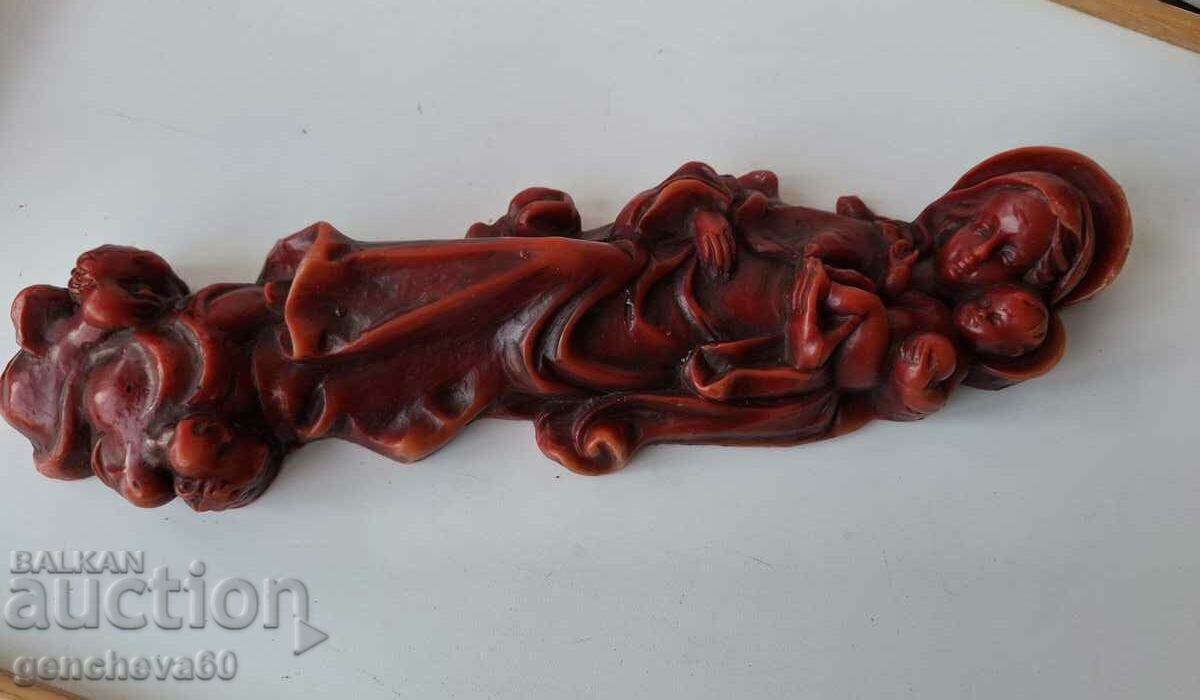 Madonna and Child wax icon/wall decoration - 6 Madonna and Child wax icon/wall decoration - 6