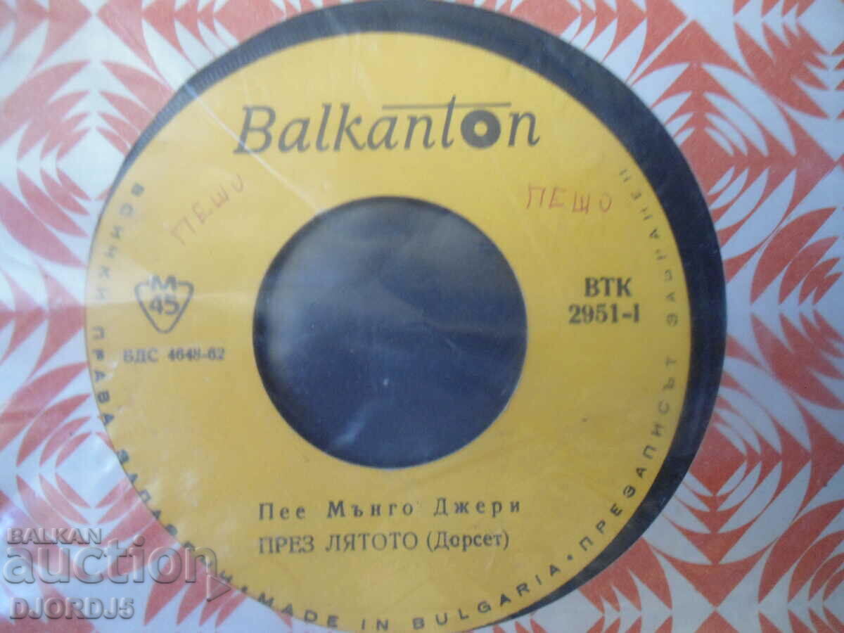 Mungo Jerry, VTK 2951, δίσκος γραμμοφώνου, μικρός