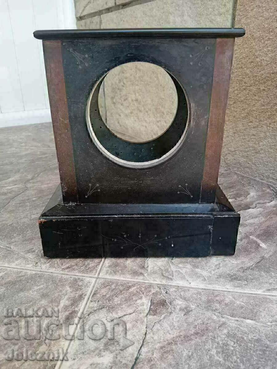 Old Marble Case For French Mantel Clock, 19th c Old Marble Case For French Mantel Clock, 19th c