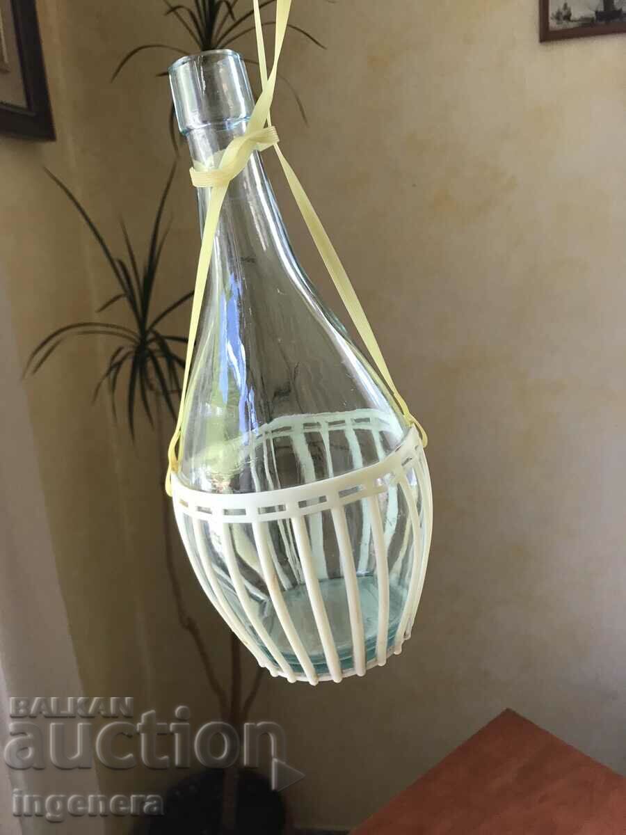 BOTTLE BOTTLE BRAIDED FROM SOCA 1 LITER WITH WOODEN CAP - 6 BOTTLE BOTTLE BRAIDED FROM SOCA 1 LITER WITH WOODEN CAP - 6