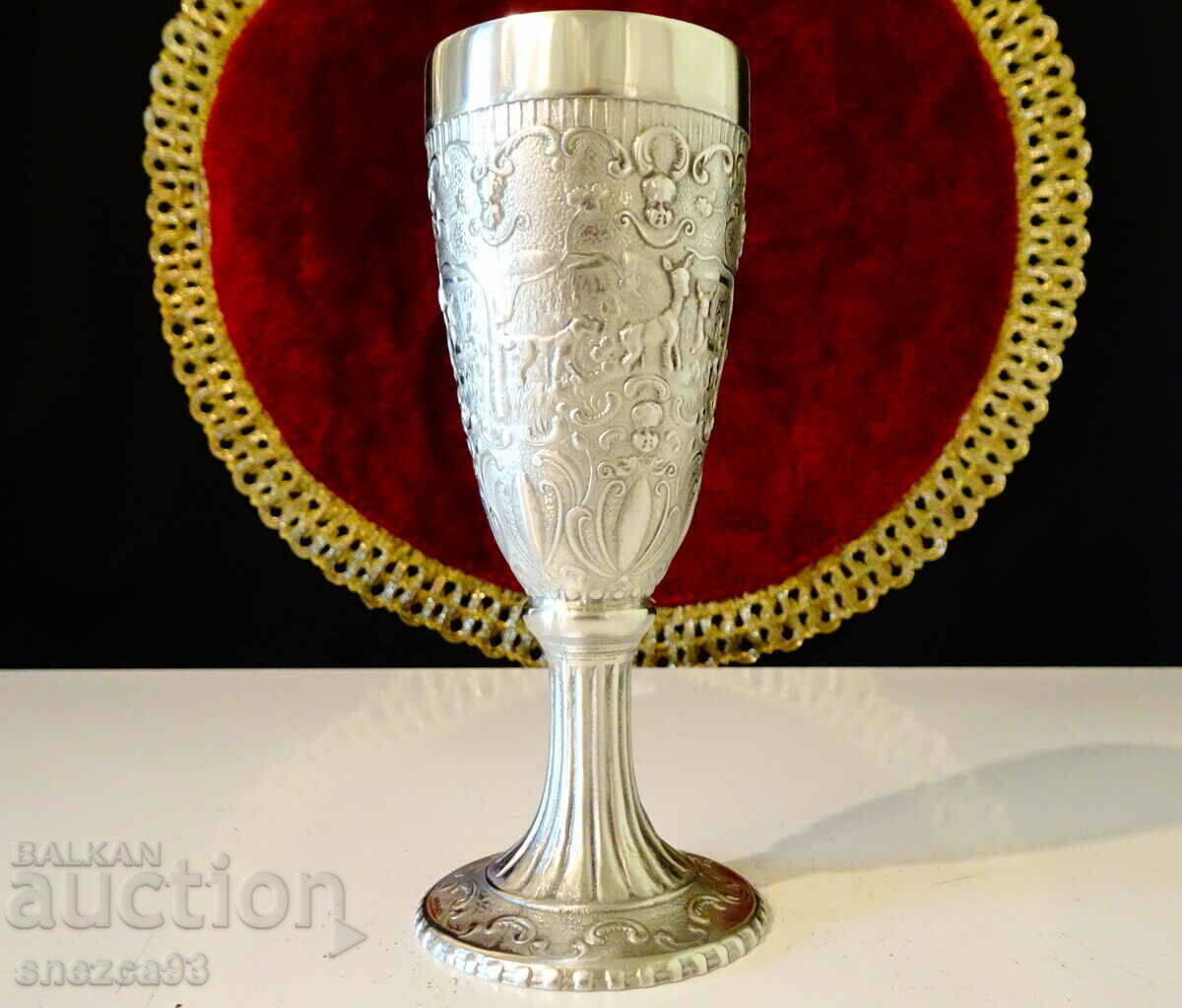 Pewter Bowl, Hunting Scene, Dionysus, Renaissance - 7 Pewter Bowl, Hunting Scene, Dionysus, Renaissance - 7