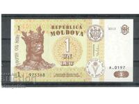 1 leu Moldova 2013