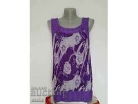 Women's summer tank top in purple