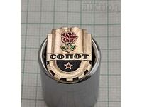 SOPOT COAT OF ARMS BADGE /