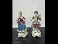 A pair of porcelain figures. #5814