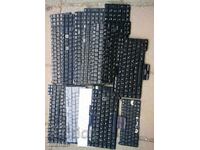 Laptop keyboards - scrap -> 13 pcs.