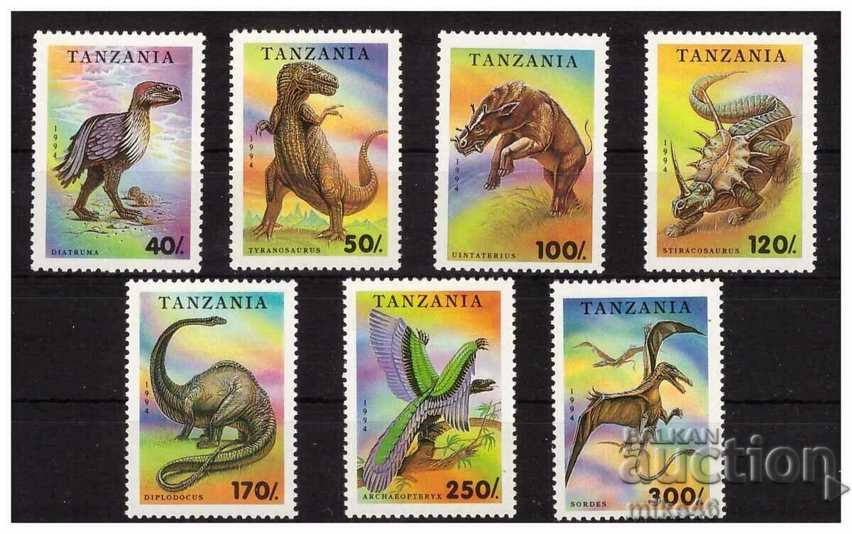 TANZANIA 1994 Dinosaurs Clean Series