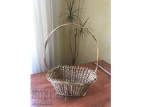 BASKET WICKED BASKET ANTIQUE