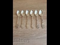 6 NS coffee spoons