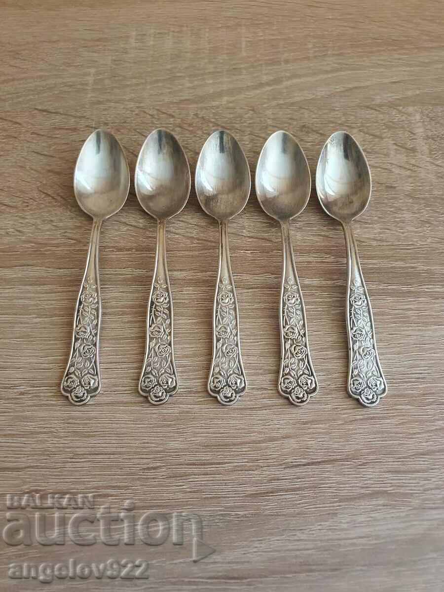 5 PRIMA NS coffee spoons