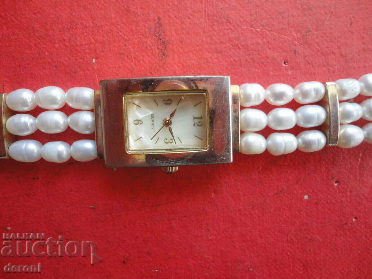 Γυναικείο ρολόι με πέρλες - 7 Γυναικείο ρολόι με πέρλες - 7