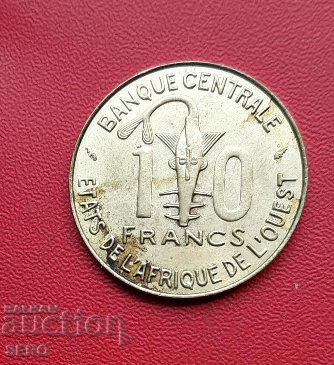 Africa de Vest Franceză - 100 de franci 1981