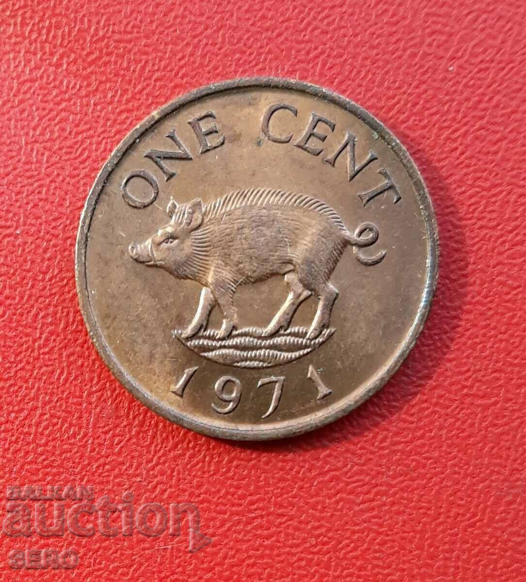 Bermude-1 cent 1971