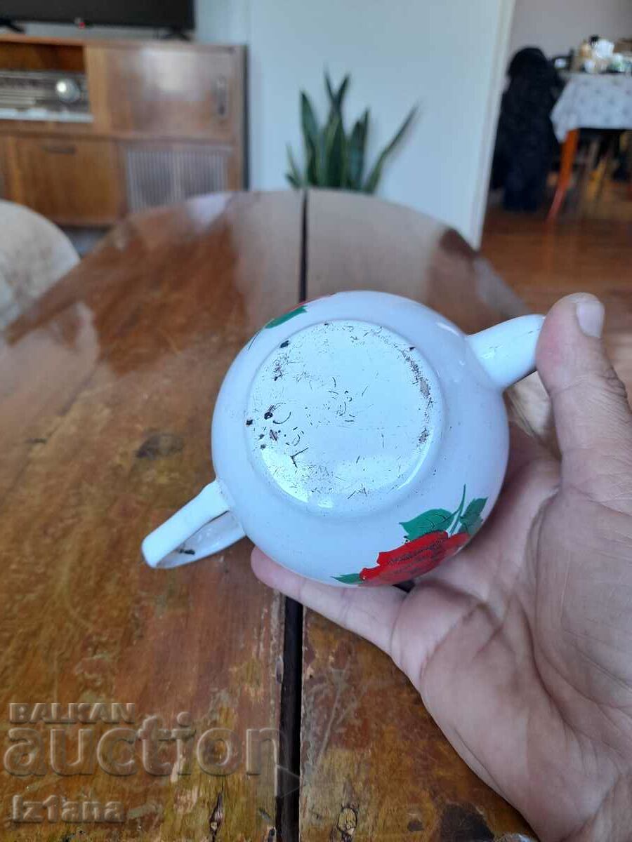 Old enamel teapot - 6 Old enamel teapot - 6