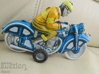 Children's toy biker from the time of the Soviet Union