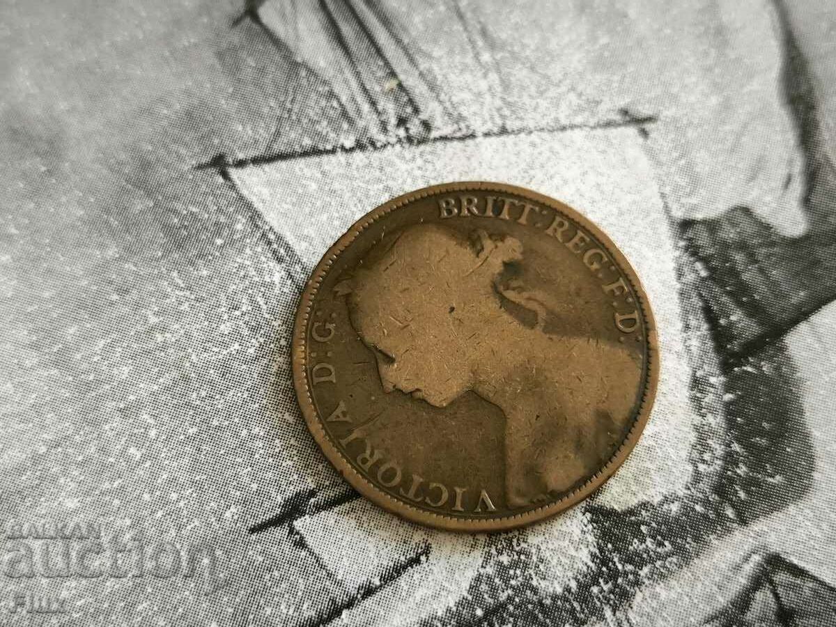 Coin - Great Britain - 1 penny | 1884 with price 3.85 BGN | € 1.97 Coin - Great Britain - 1 penny | 1884 with price 3.85 BGN | € 1.97