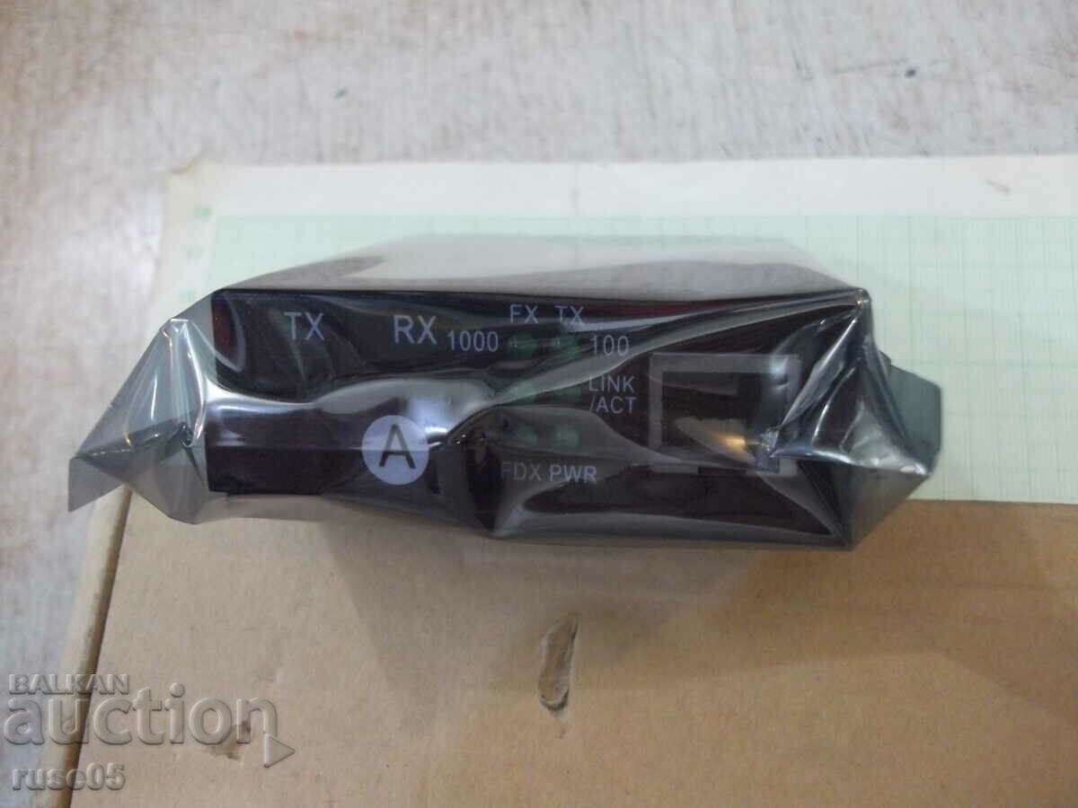 Convertor media 10/100/1000 SM, 20 km, 1310 nm Fibră simplă - 5