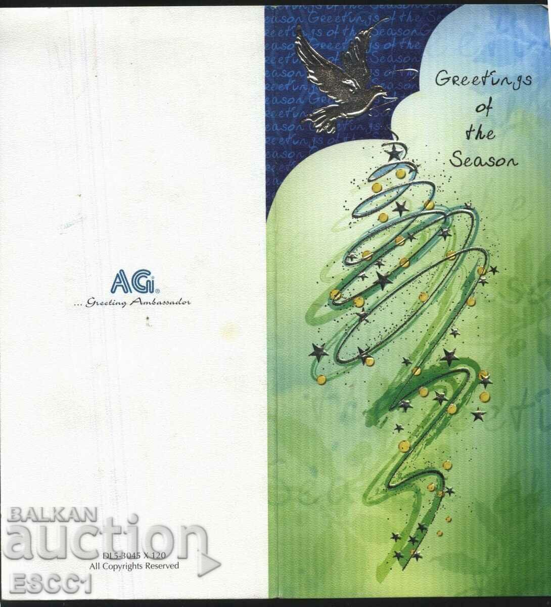 Auction  New Year's Greeting Card from the USA 2005