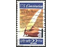 Stamped brand 200 years Constitution 1987 from USA