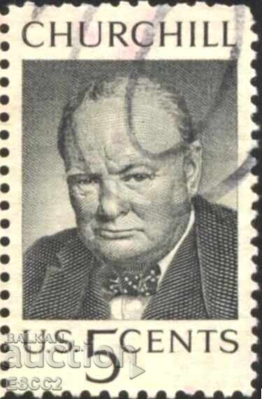 Stamped Winston Churchill 1965 from USA Stamped Winston Churchill 1965 from USA
