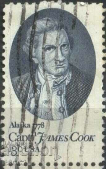 Stamped Captain James Cook 1978 from USA