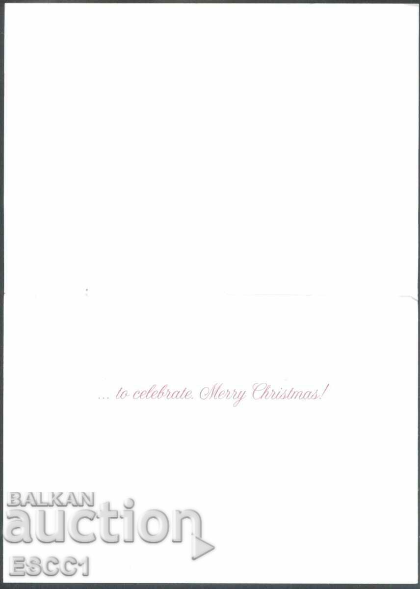 Χριστουγεννιάτικη ευχετήρια κάρτα από τις ΗΠΑ με τιμή 3.00 BGN | € 1.53 Χριστουγεννιάτικη ευχετήρια κάρτα από τις ΗΠΑ με τιμή 3.00 BGN | € 1.53