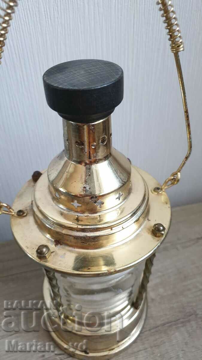 Glass alcohol bottle with lantern - 5 Glass alcohol bottle with lantern - 5